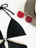 Chains Cover-Up Bikini Two Piece