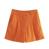 Vest 9929321 High Waist Casual Shorts 9929221 Suit-Outfit