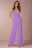 Spring Casual Jumpsuit Ebay Sexy Sleeveless Hanging Neck
