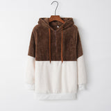 And Winter 2025 Tie-Up Hooded Hooded Tweed