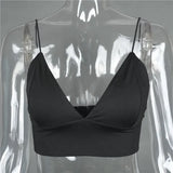 arrival european fashion bra women crop top fashion slim sexy hot black bralette vest ladieswear solid fitness bralet