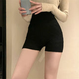 Knitted Safety Pants Women 2025 Spring And Autumn New Inner Warm Abdominal Hips Without Trace Bottom