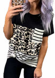 Printed Short Sleeve Round Neck Regular