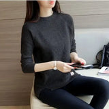 Cashmere Sweaters And Pullovers Autumn Winter Jumper Long Sleeve Femme Pure Pullover Female Casual Knitted Pull