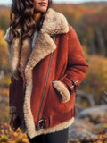 Locomotive Lint Lamb Wool Coat Women's Collar Fur Coat Autumn And Winter Women's