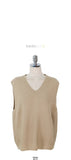 Sweater Vest Pullover Female Knitting Overszie Sweaters Sleeveless Girls Loose Elegant Knitted Thick Outerwear Plus
