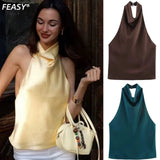 Summer New Silk Tatami Temperament Hanging Neck