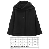 Women's Autumn New Asymmetric Scarf Short Loose Knit