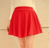 New Summer Women's Style Korean Skirts Fashion Sexy Girl Mini Elastic Pleated Skirt for Female JYF