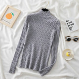 Warm Slim Cashmere Sweater Knitted Tops Autumn Winter Pullover Turtleneck Women Sweaters Jumper Solid Soft Pull Femme