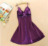 Sexy Women Lingerie Nightgown Casual Ladies Sleepwear Nightdress Camisola Vestidos Femininos Nightie Women