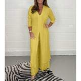 New Women's Open Fork Long Top Trop