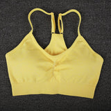 Women Bralette Tops Fitness Bras for Women Solid Tight Push Up Bra Bralettees Adjustable Strap