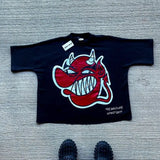 Short-Sleeved Summer Leisure Loose Demon Printing Boys And Girls Source-Outfit