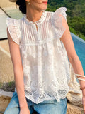 New Tiansi Shirt Thin French Design Sense Of Southern Oil European Women's Clothing Famous Wind White Women's Top