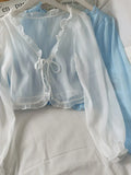 Women Thin Coat Casual Lace Bow Summer Sun Protection Clothes Female Cardigan Shirt Clothing Tops Blouse For Woman Covers