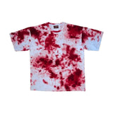 New Retro Tie Dyed Short-Sleeved T-Shirt Men's And Women's Short-Sleeved Loose High Street Handsome T-Shirt Clothes