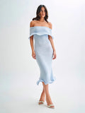 Women's Fashion Word-To-Shoulder Sexless Sleeveless Plain Knitted