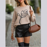 And Winter Fashion Sexy Knitted Skirt Women's Jersey Threads To Collect Waist Thin Ass Sweater