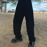 Pants Women Gray Basic Workout Soft Fashion Teens High Waist Joggers All-match Simple Feminino Pantalones Summer