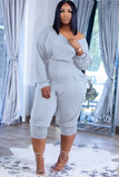 Casual Stacked Jumpsuit with