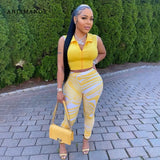Sexy Zip Up Crop Top Pants Sets Fashion Printed Leggings Womens Two Peice Sets Club Outfits Sportswear