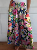 New Explosion Of Women's Fashion Casual To Hit The Broad Legs Tight Waist Bandwidth