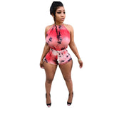 Sexy Skinny Sexy Backless Print