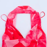 Homemade New Women's Fashionable Thin Scarf Printed Long Dress