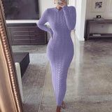 Dress Black Long Sleeve Plus Size Clothing Autumn Winter Fashion Twist Knitted Jumper Sweater Dresses For Women Casual