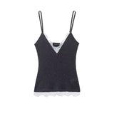 Spring New Hanging Neck Top Sexy Bare Waistcoat Women's
