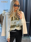 New Green Women Sweatshirts Cotton Letters Print Hoodies Tops O-Neck Long Sleeve Autumn Winter Sweatshirt Pullovers Tops-Outfit