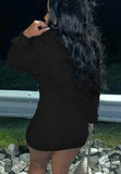 Casual Long Sleeve Hoody Mini