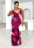 Babes Sexy Temperament Fashion In Dress Slings Long Lace Dress Dress