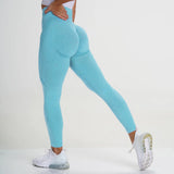 Gym Seamless Pants Sports Push Up Leggings Clothes Stretchy High Waist Athletic Exercise Fitness Leggings Activewear