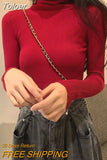 Turtleneck Women Sweaters Autumn Winter Tops Slim Pullover Knitted Sweater Soft Warm Pull Basic For Women Jumper