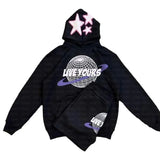 Hip-Hop Street Letter Printed Hoodie Y2K Fashion Pullover Sweater Sweater-Outfit