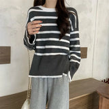 Sweater Women's Spring 2025 New Loose Lazy Vintage Design Sensing Knitted
