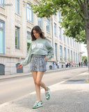 Name Printed Sweatshirts for Women 2024 Autumn Winter Long Sleeve O-Neck Pullovers Tops Retro Loose Casual Sweatshirts Tops-Outfit