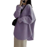 Sweater Soft Waxy Laziness Cover 2024 Spring New Style Light Mature Small Loose Knitted Blouse-Outfit