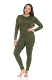 And Winter Warm Underwear Women's Seamless Slim Comfortable Elastic Solid Color Long-Sleeved Trousers Autumn Suit Long Johns-Outfit