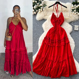 Fashion Folding Wave Half-Dress French Sweet High-Waisted A-Shaped Skirt Mid-Long Folds