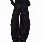 Rivet Low-Rise Straight Jeans Babes High Street Niche Design Couple Make Old Fried Street