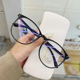 Anti Blue Light Unisex Round Eyeglass Frame Glasses Spectacles Clear Lens Eyewear