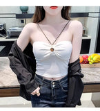 Chain Sling Vest Hottie Summer Sexy New Body-Repair Bottom Short