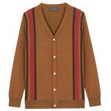 Men's New Spring Men's Knit Dress V-Neck Long Sleeve Sweater