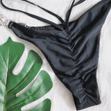 Bikini Halter Solid Diamonds Two Piece