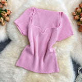 Babes Style Short-Sleeved Design Sense Of Small Side Collar Machine Collar Collar Collar Collar Collar Collar Collar Collar Collar Collar Collar Collar Collar Collar Collar Collar Collar Collar Collar Collar Collar Collar Collar