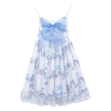Party Sannian Women Dress Original Lolita Sweet Suspender Cute Blue And Pink Dress 2022 New Summer Dresses Women