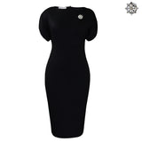 New Short Sleeve Round Collar Fashion Elegance OL Packed African Grand